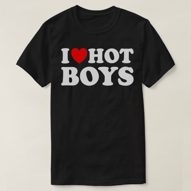I Heart Hot Boys I Love Hot Boys Pullover  (Design Front)