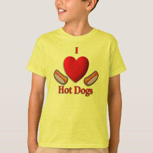 I Heart Hot Dogs T-Shirt