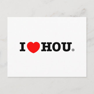 I Heart HOU Postcard