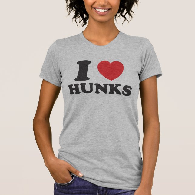 I Heart Hunks T-Shirt (Front)
