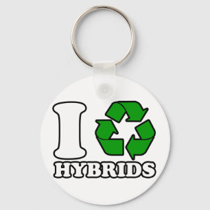 I Heart Hybrids Key Ring