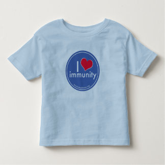 I Heart Immunity Kids Shirt, Blue Toddler T-Shirt