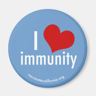 I Heart Immunity Magnet Round