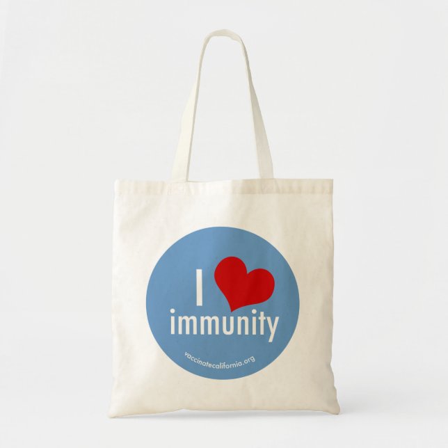 I Heart Immunity Tote Bag (Front)