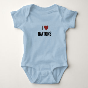 I Heart Inators Baby Bodysuit
