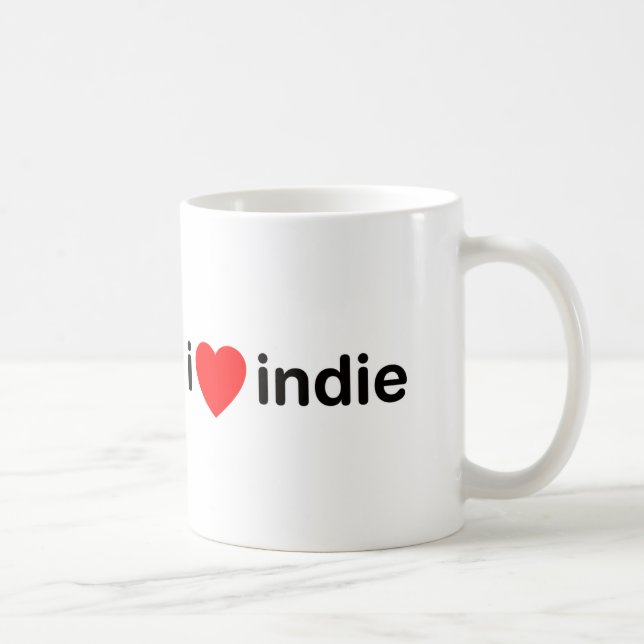 I Heart Indie Coffee Mug (Right)