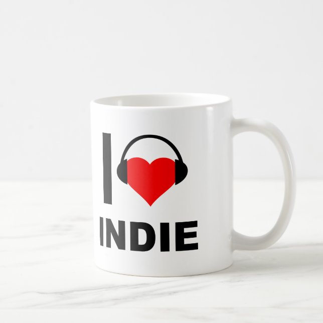 I Heart Indie Funny Mug (Right)