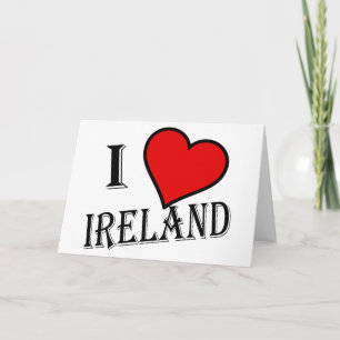I Heart Ireland bk gccnt Card