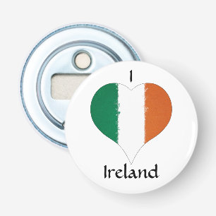 I Heart Ireland Irish Tricolor Flag Bottle Opener