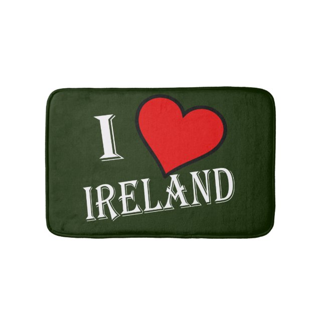 I Heart Ireland wt bmcnt Bath Mat (Front)
