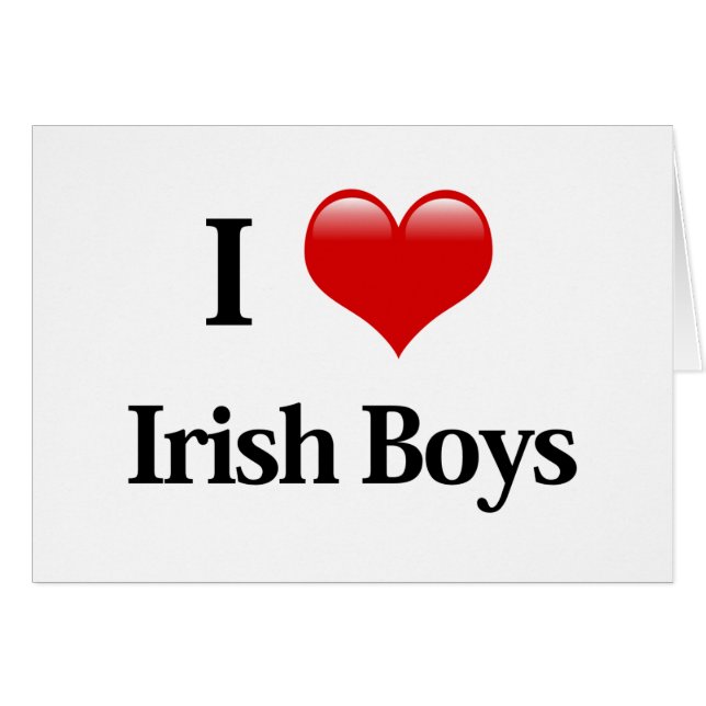 I Heart Irish Boys (Front Horizontal)