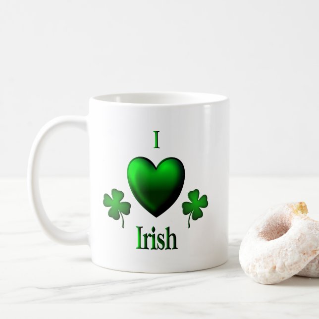 I Heart Irish Coffee Mug (With Donut)