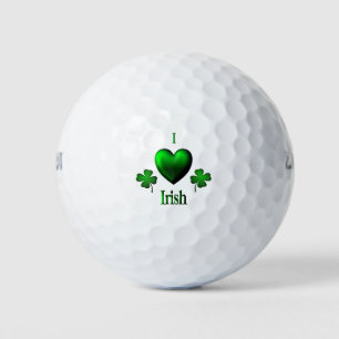 I Heart Irish Golf Balls