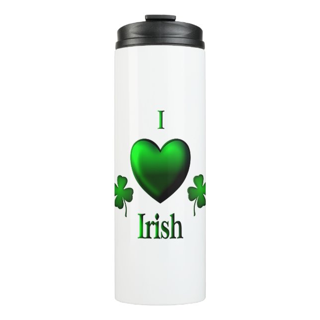 I Heart Irish Thermal Tumbler (Front)