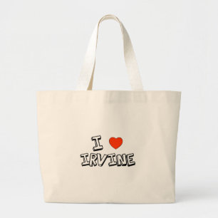 I Heart Irvine Large Tote Bag