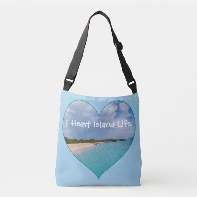 I Heart Island Life tote bag (Front)