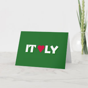 I Heart Italy logo Card