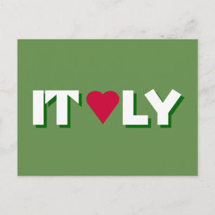 I Heart Italy Postcard