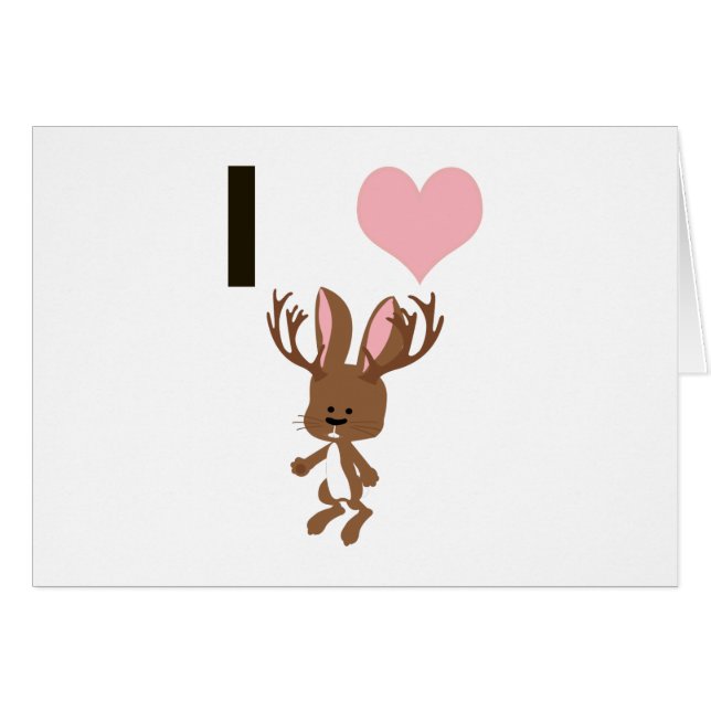 I heart Jackalope (Front Horizontal)