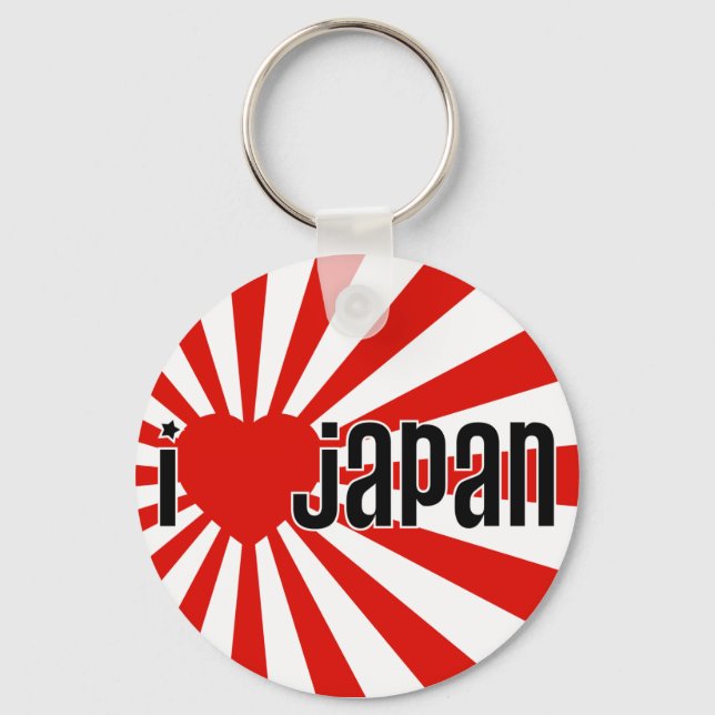 I Heart Japan! Key Ring (Front)