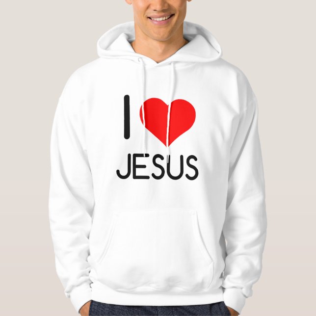 I HEART JESUS HOODIE (Front)