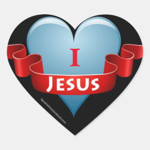 I heart Jesus Sticker