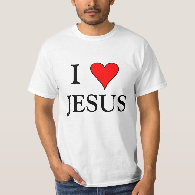 I HEART JESUS T-Shirt (Front)