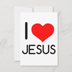 I HEART JESUS THANK YOU CARD