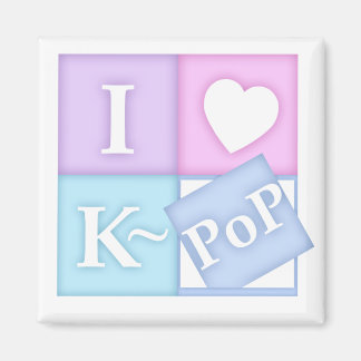 I Heart K~Pop Magnet
