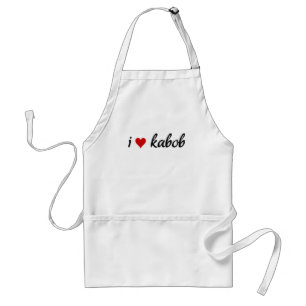 I heart kabob I love kabob Standard Apron