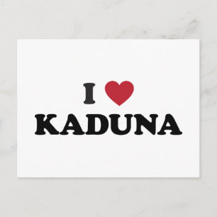 I Heart Kaduna Nigeria Postcard