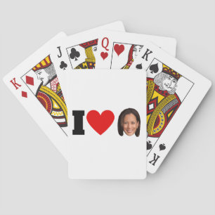 I Heart Kamala Harris Playing Cards