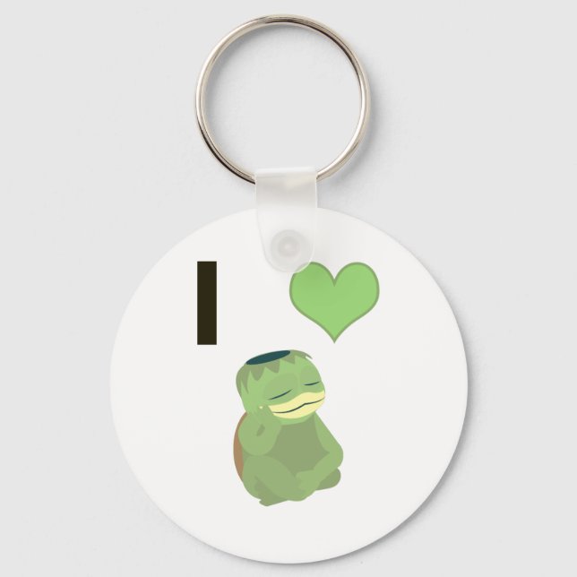 I Heart Kappa Key Ring (Front)