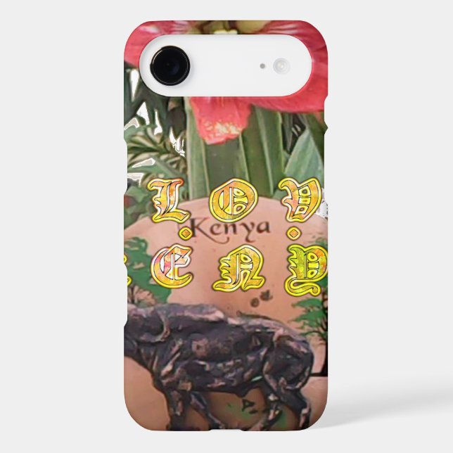 I (Heart) Kenya Buffalo Patch/Print (Back)