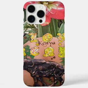 I (Heart) Kenya Buffalo Patch/Print iPhone 16 Pro Max Case
