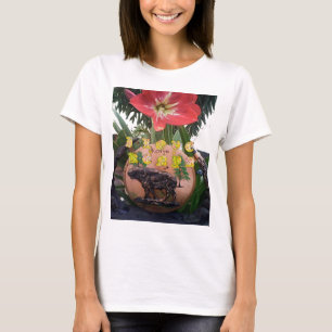 I (Heart) Kenya Buffalo Patch/Print T-Shirt