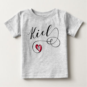 I Heart Kiel, Germany Baby T-Shirt