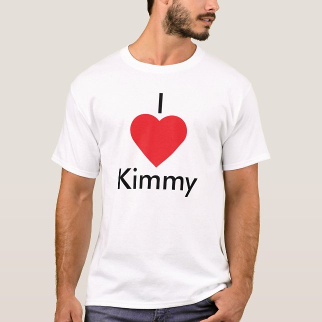 I Heart Kimmy T-Shirt (Front)