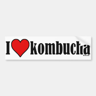 I Heart Kombucha Bumper Sticker