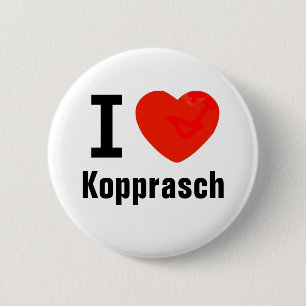 I Heart Kopprasch 6 Cm Round Badge