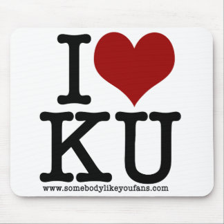 I Heart KU Mouse Pad