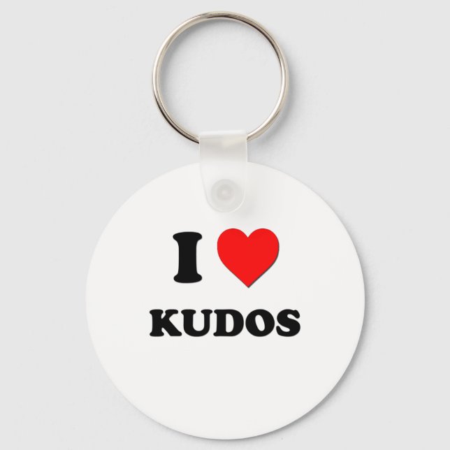 I Heart Kudos Key Ring (Front)