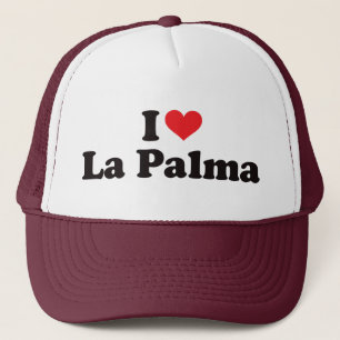 I Heart La Palma Trucker Hat