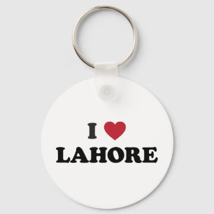 I Heart Lahore Pakistan Key Ring