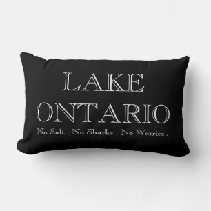 I heart LAKE ONTARIO Lumbar Cushion