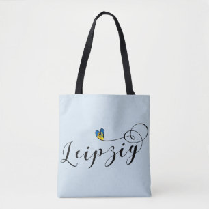 I Heart Leipzig, Germany, Saxony Tote Bag