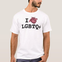 I Heart LGBTQ+ anatomically correct heart