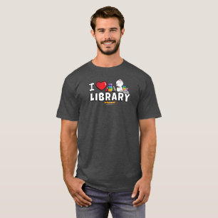I Heart Library Men's Shirt