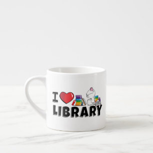 I Heart Library Mug (small)