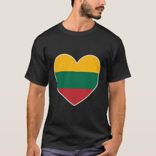 I Heart Lithuania - Fun Lithuanian Flag Heart T-Shirt
